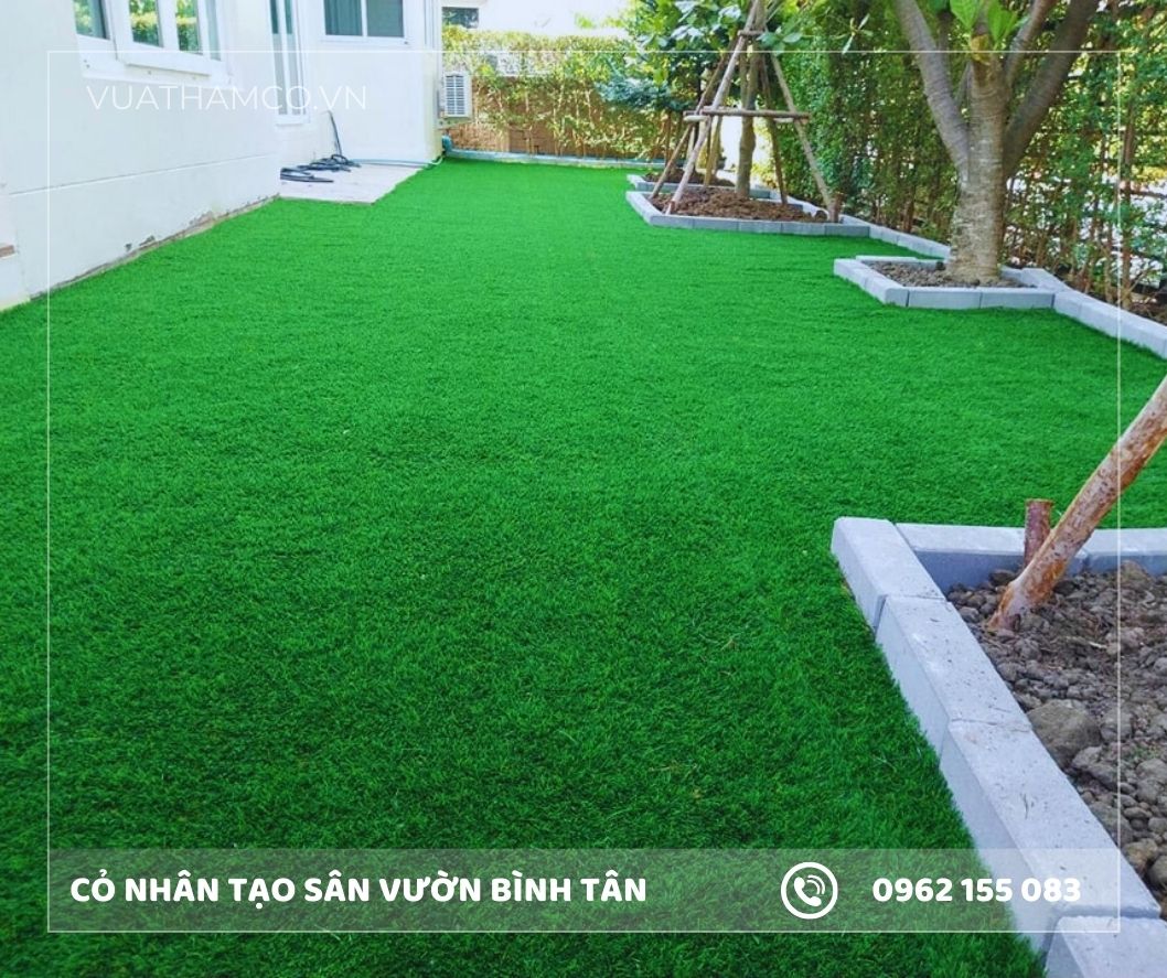 Cỏ nhân tạo sân vườn Bình Tân