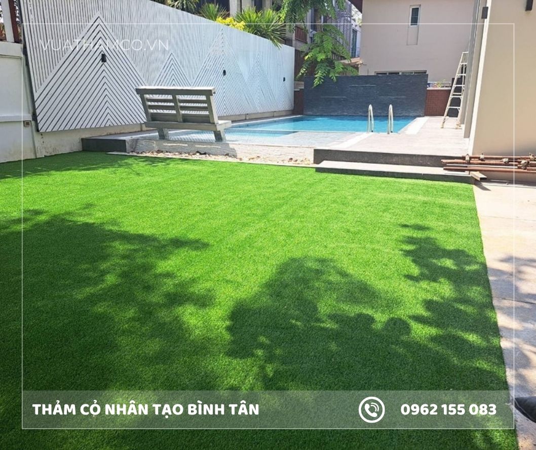 Thi công cỏ nhân tạo Bình Tân