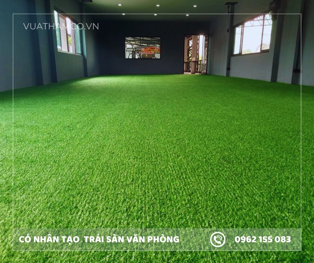 Cỏ nhân tạo trải sàn văn phòng công ty Bình Tân