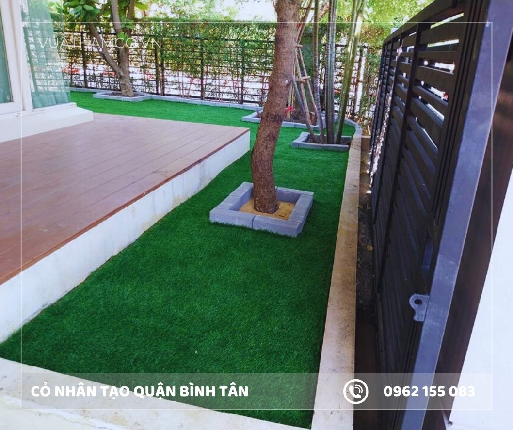 Cỏ nhân tạo sân vườn Bình Tân