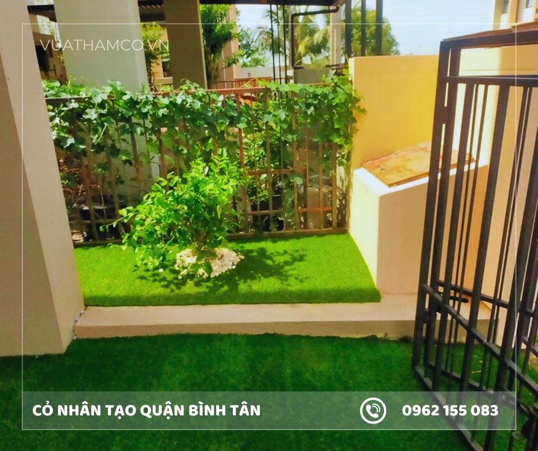 Cỏ nhân tạo sân vườn Bình Tân