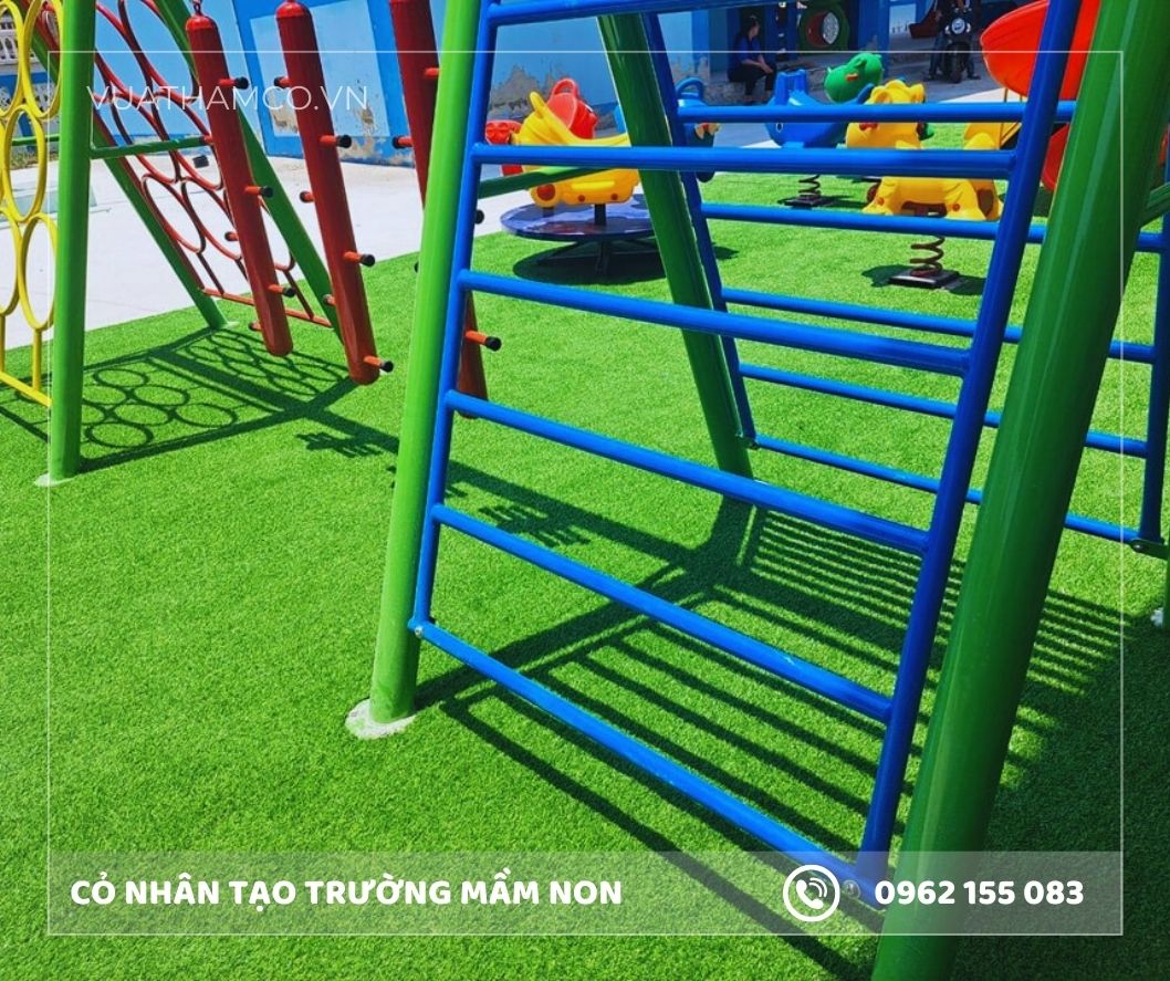 Cỏ nhân tạo trường mầm non Bình Tân