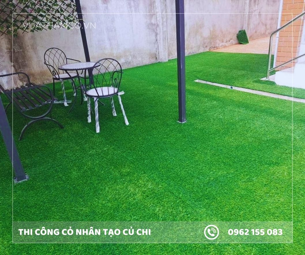 Cỏ nhân tạo sân vườn ở Củ Chi giá rẻ