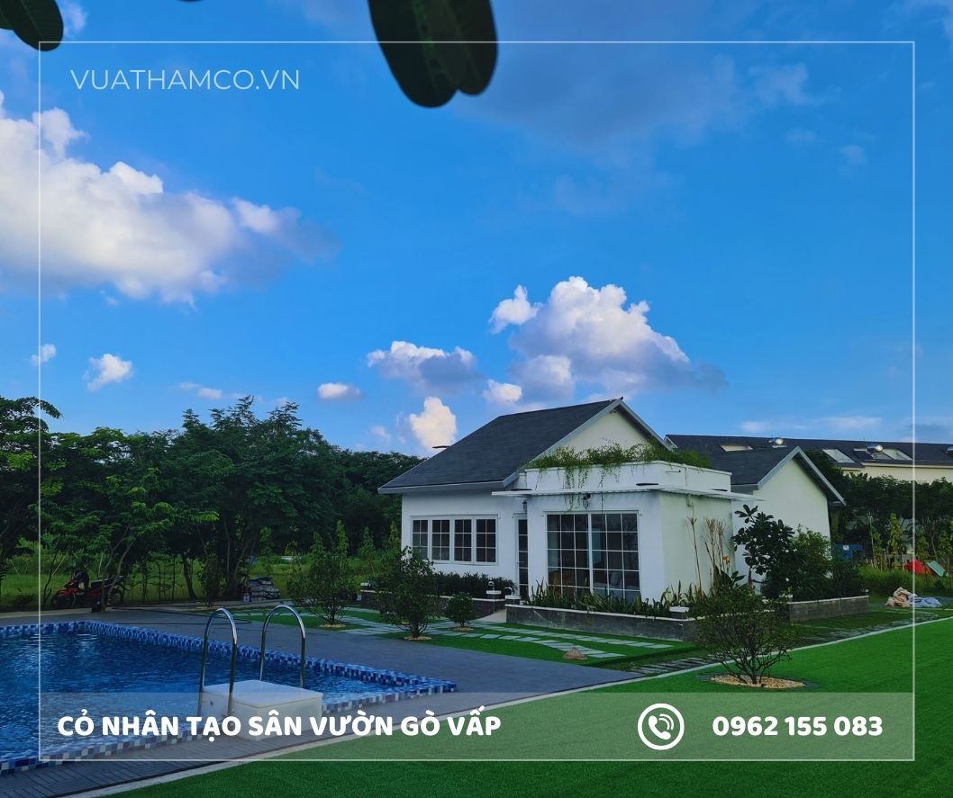 Cỏ nhân tạo sân vườn Gò Vấp