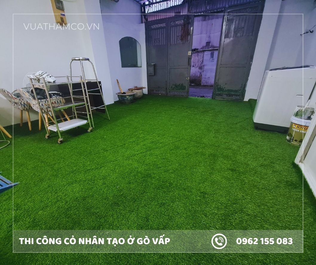 Cỏ nhân tạo trải sàn Gò Vấp