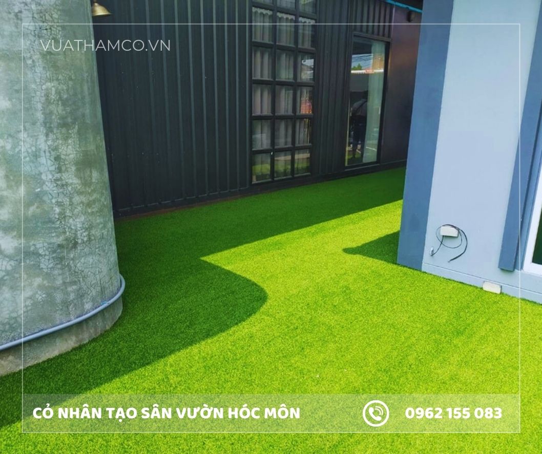 Cỏ nhân tạo trải sân ở Hóc Môn