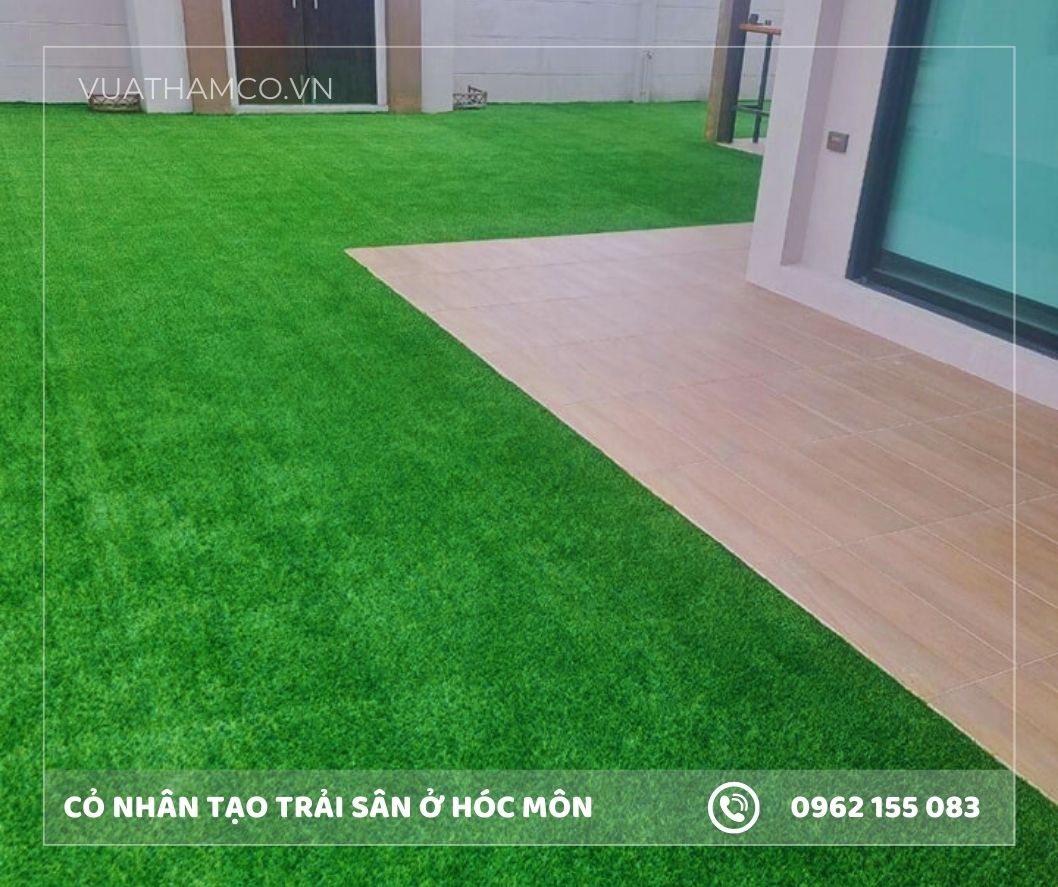 Cỏ nhân tạo trải sàn Hóc Môn