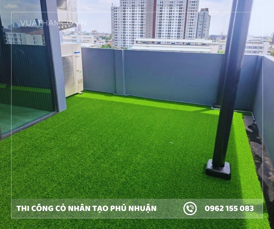 Cỏ nhân tạo sân vườn quận Phú Nhuận