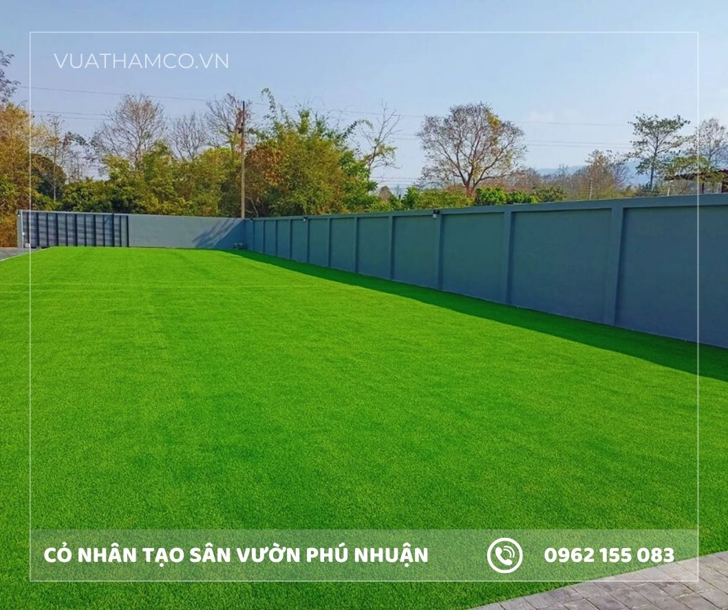 Cỏ nhân tạo sân vườn quận Phú Nhuận