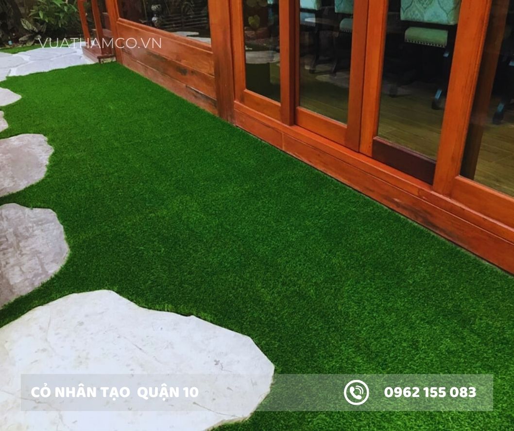 Thi công cỏ nhân tạo Quận 10