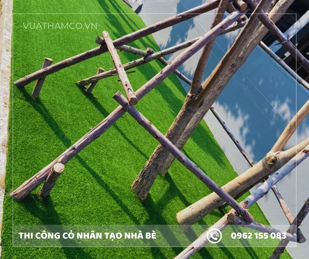 Cỏ nhân tạo sân vườn Nhà Bè