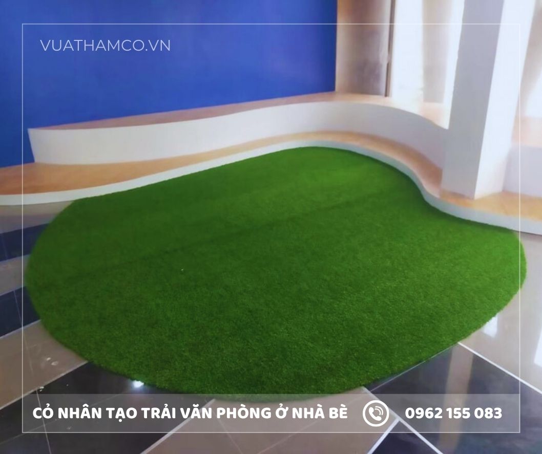 Cỏ nhân tạo làm công viên ở Nhà Bè