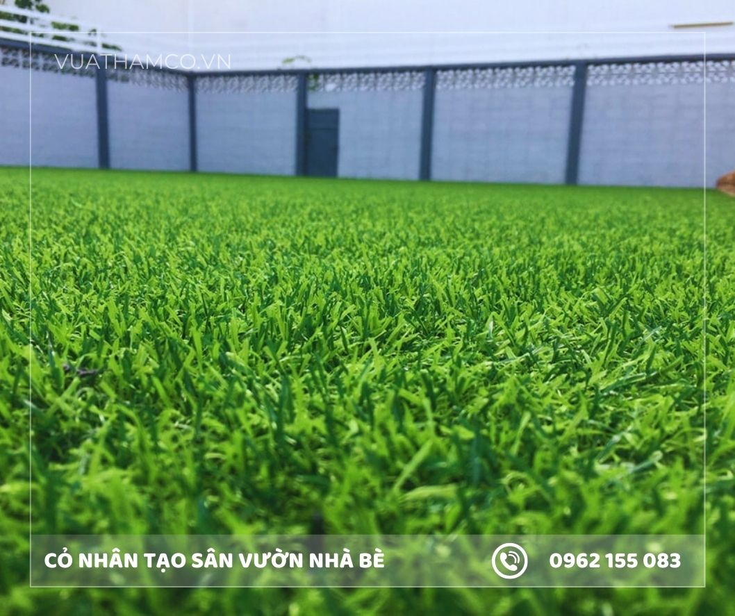 Cỏ nhân tạo sân vườn ở Nhà Bè