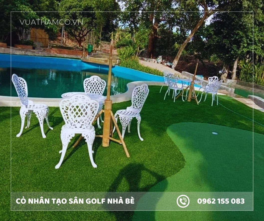 Cỏ nhân tạo làm sân golf ở Nhà Bè