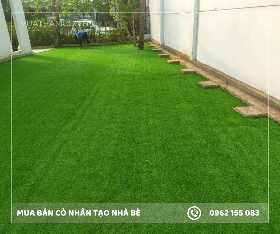Thi công cỏ nhân tạo ở Nhà Bè