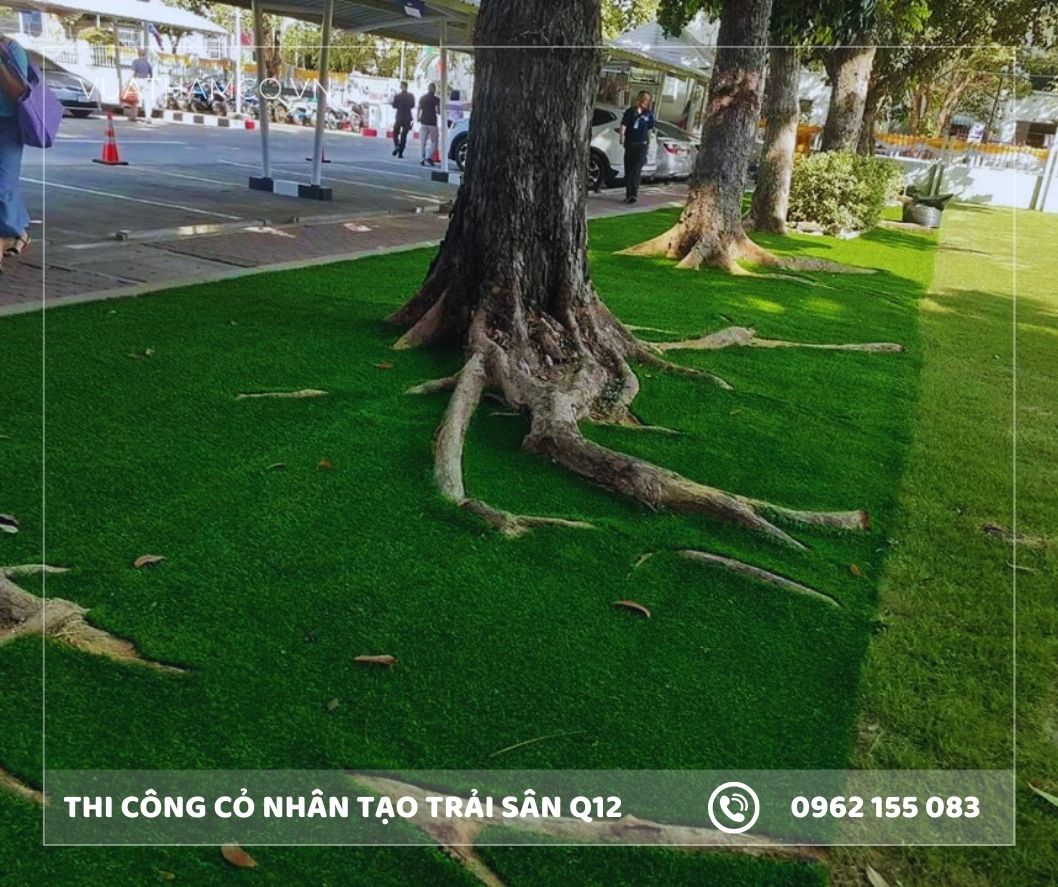 Cỏ nhân tạo sân vườn Quận 12