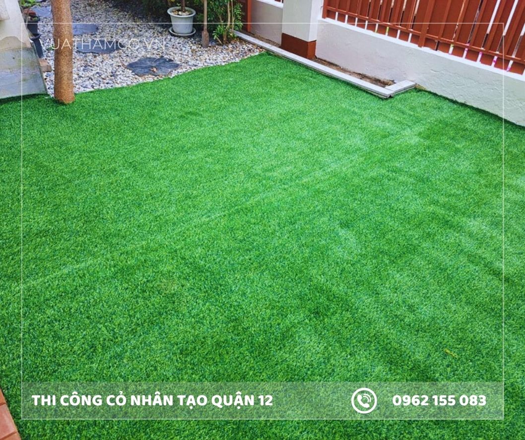 Cỏ nhân tạo sân vườn Quận 12