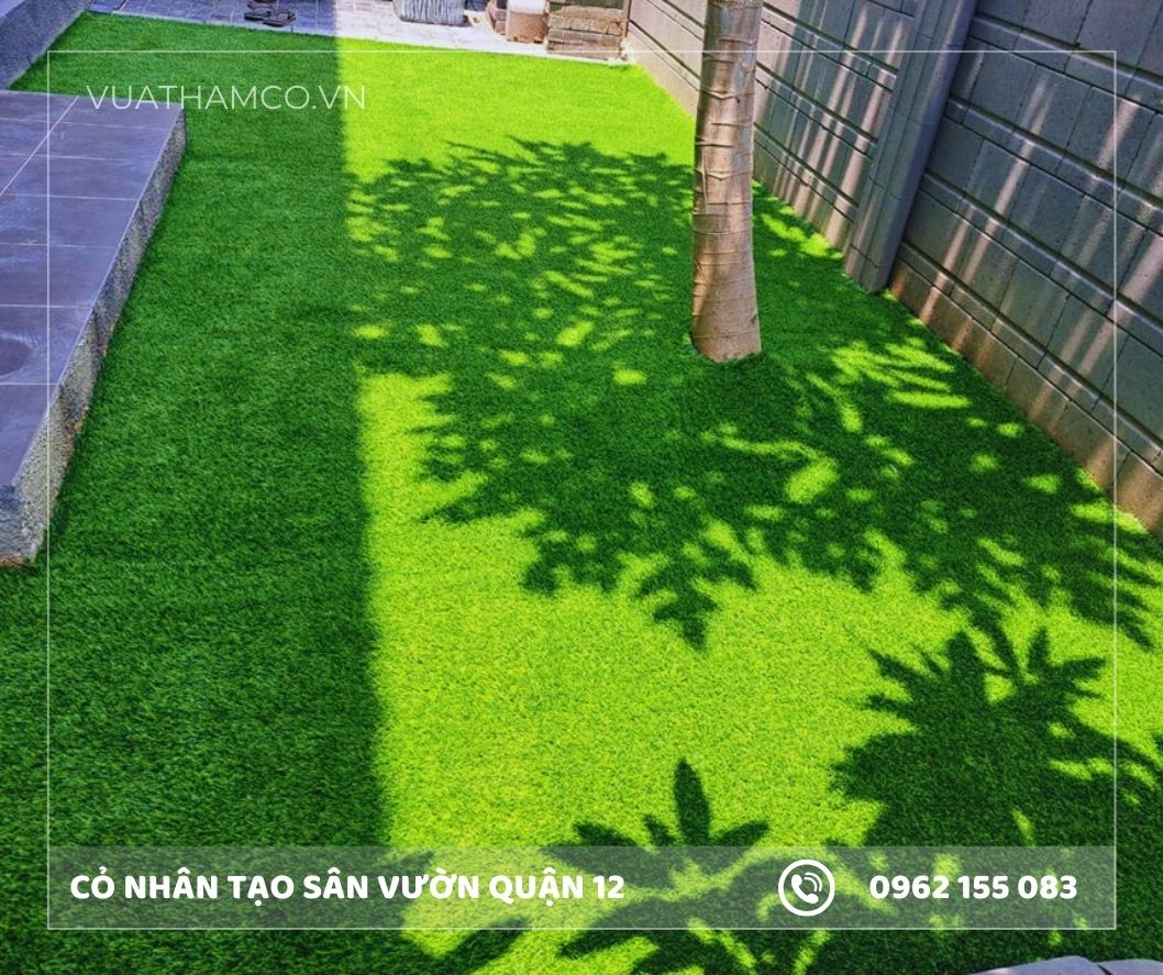 Cỏ nhân tạo sân vườn Quận 12