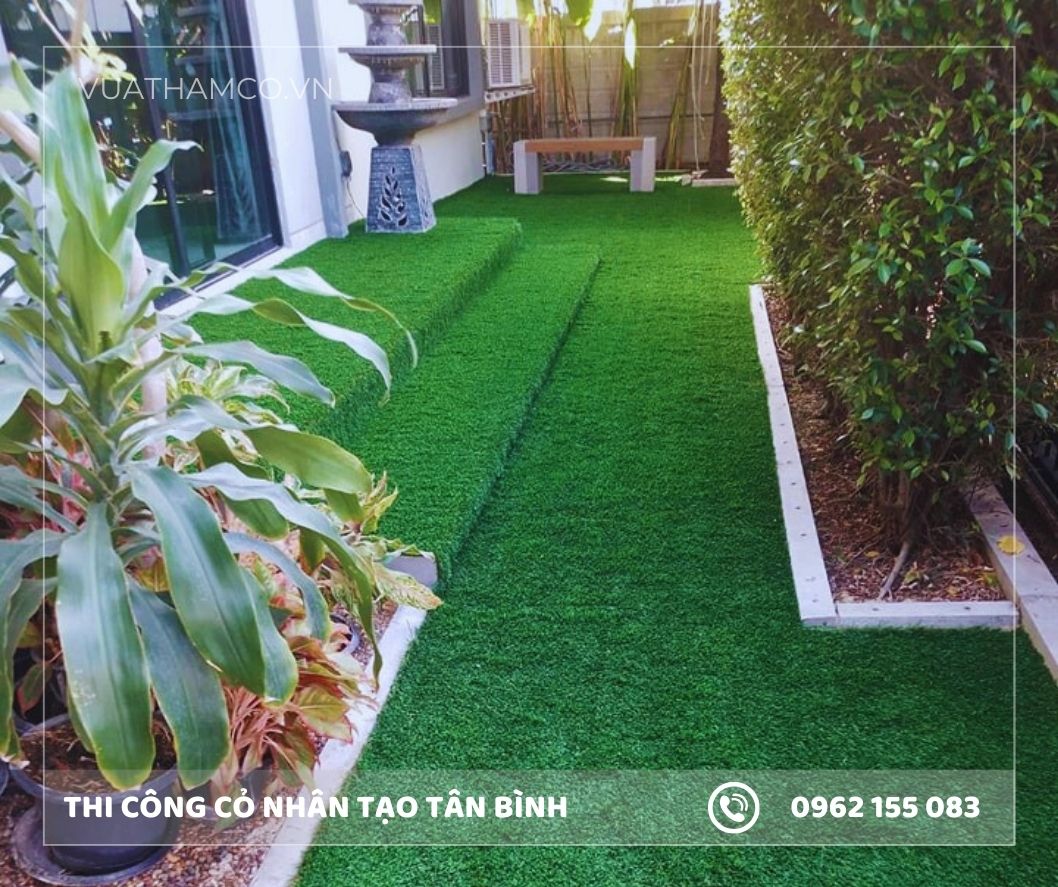 Thi công cỏ nhân tạo quận Tân Bình