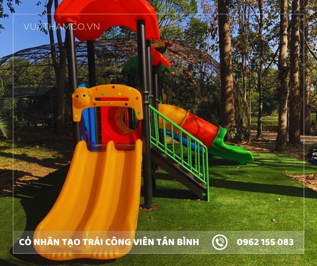 Cỏ nhân tạo sân chơi quận Tân Bình