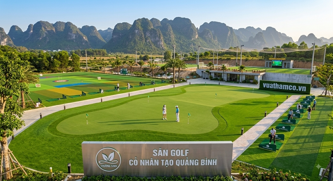 Cỏ nhân tạo sân Golf Quảng Bình